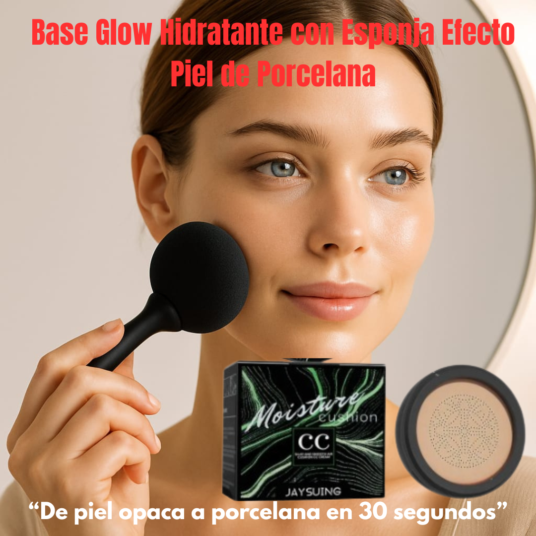 Base Hidratante Glow Efecto Porcelana
