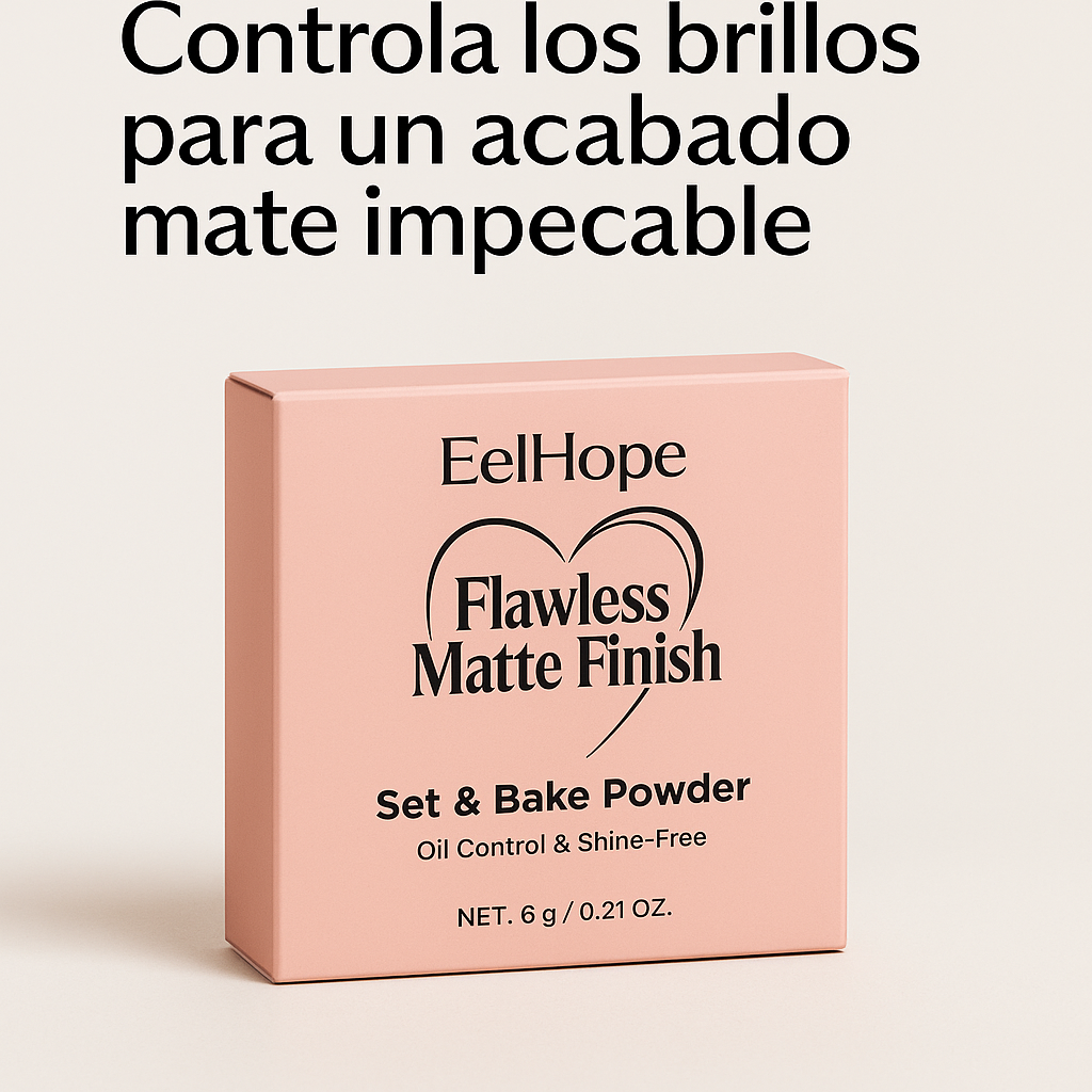 Polvo Flawless. Piel sin Brillo