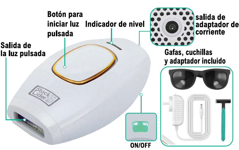Depiladora Laser IPL Resultados Duraderos